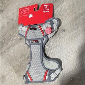 Reddy Gray and Red Dog Harness